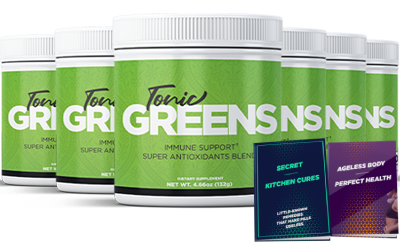TonicGreens 6-container supply with two bonus guides